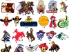 Cowboys-Roughriders-Mascots