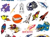 ROCKETS-Mascots