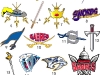 Sabers-Swords-Mascots