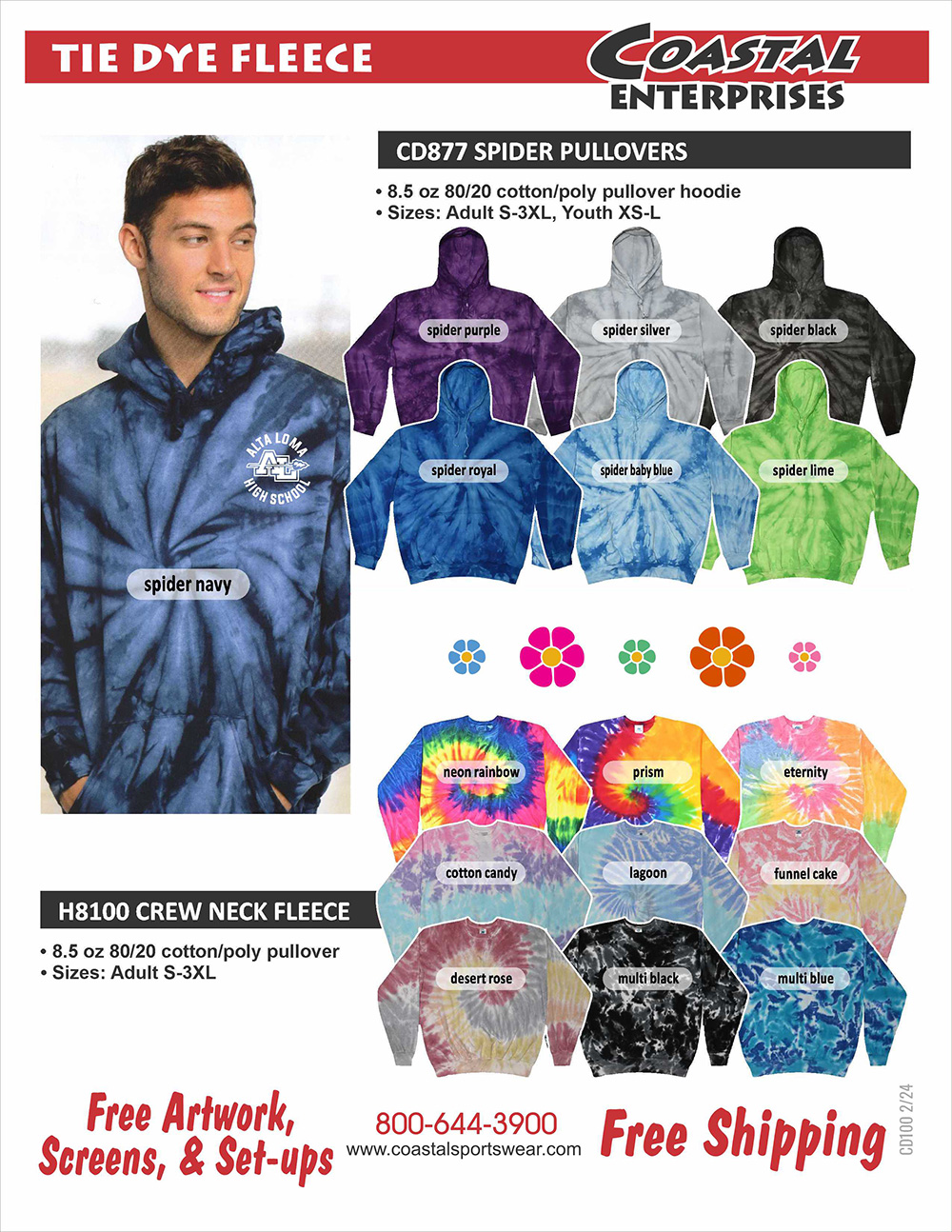 Tie Dye Tees & Sweatshirts